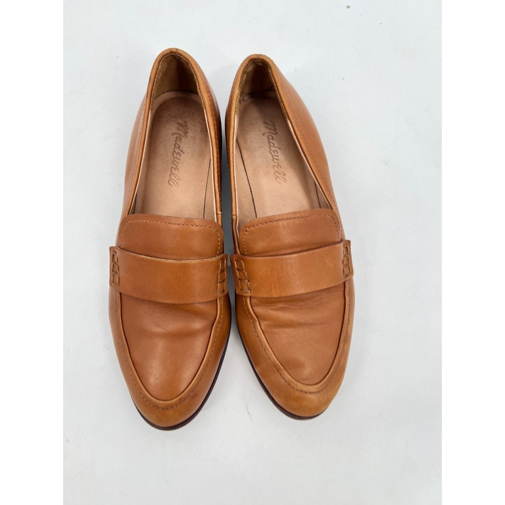 Madewell‎ Women's Tan Leather Loafer Slip-On Comfort Flats Women's 6.5